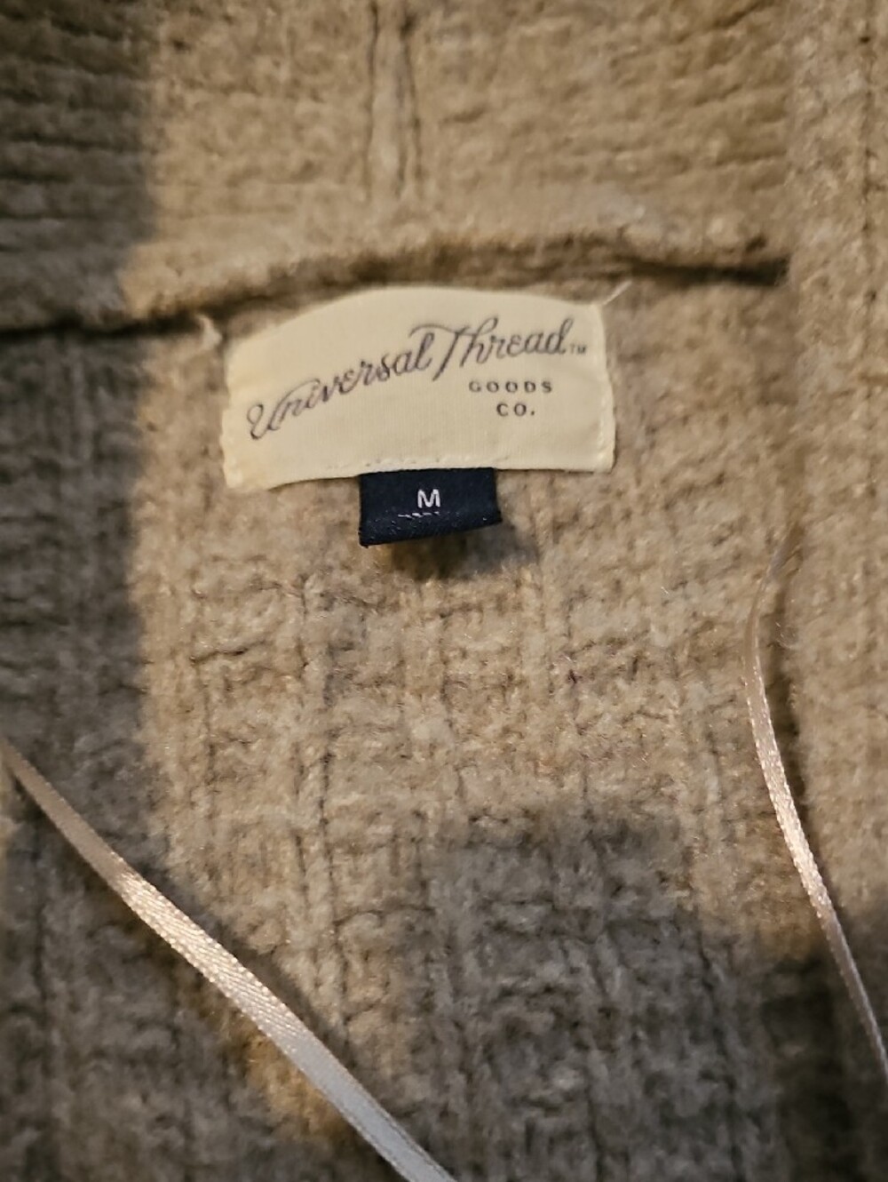 Universal Thread Women's Shawl Collar Cardigan - Beige - Picture 2 of 2